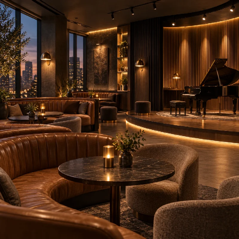 Entertainment & Lifestyle Interior Design representative design